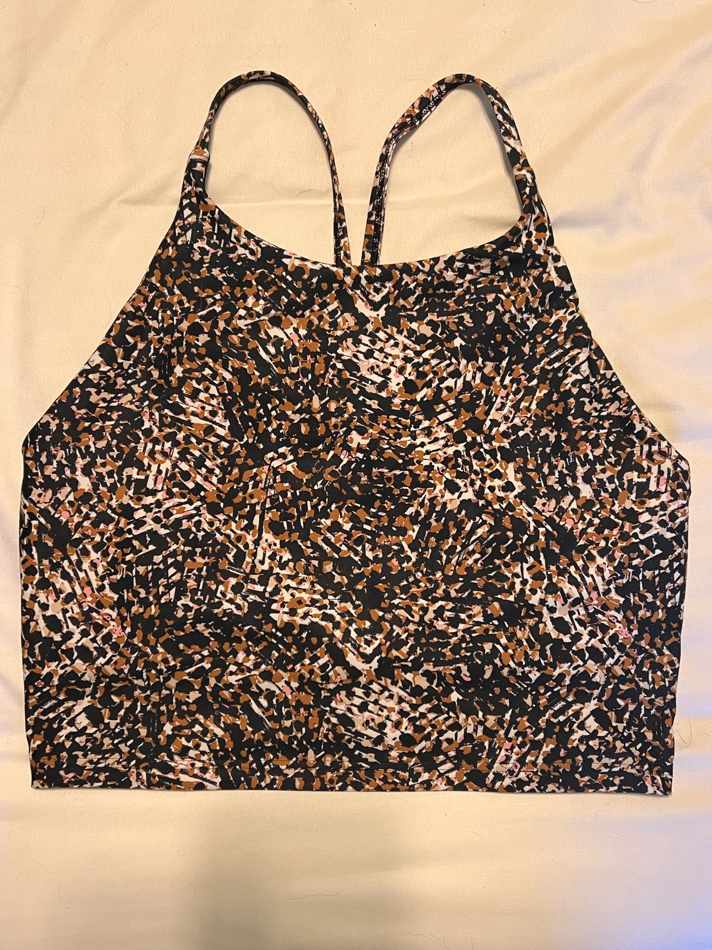 Old Navy- Patterned long line sports bra